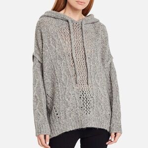 IRO Paris Hooded Meadow Wool-Blend Sweater XS